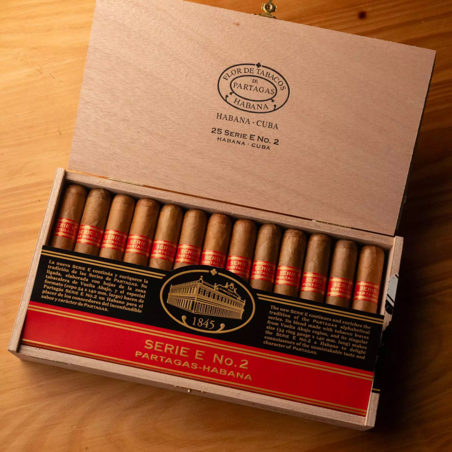 Charuto Partagas Serie E2 guarulhos